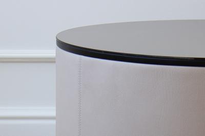 Мебель Ellipsefurniture Столик Sun L, D 66 см высота 35 см (зеркало, бежевый) арт. LG01346903802