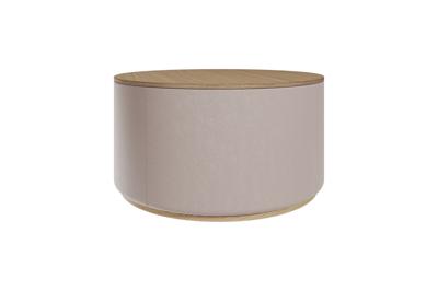 Мебель Ellipsefurniture Столик Sun L, D 66 см высота 35 см (дуб, бежевый) арт. LG01341503802