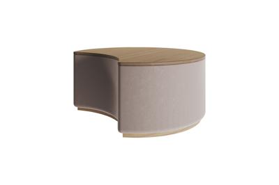 Мебель Ellipsefurniture Столик Sun M, D 66 см высота 30 см (дуб, бежевый) арт. LG01351503802