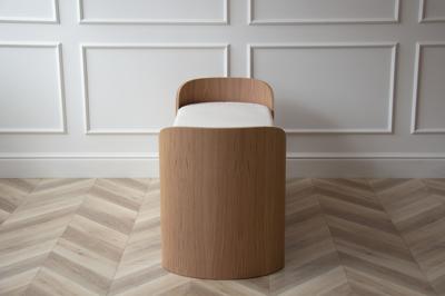 Банкетка Ellipsefurniture Банкетка Lagom 2 120 см (молочный, натуральный дуб) арт. LG01071500208