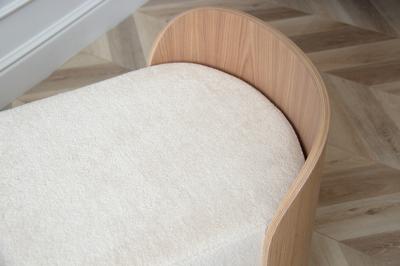 Банкетка Ellipsefurniture Банкетка Lagom 2 120 см (молочный, натуральный дуб) арт. LG01071500208