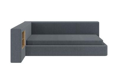 Кровать Ellipsefurniture Диван-кровать Cube c нишей M (серый, твид) арт. CU01115500503