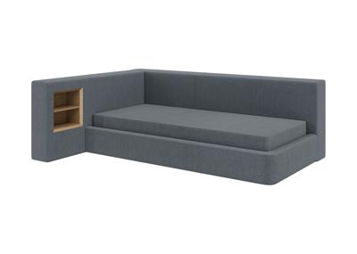 Кровать Ellipsefurniture Диван-кровать Cube c нишей M (серый, твид) арт. CU01115500503