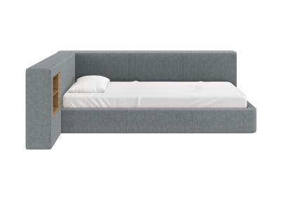 Кровать Ellipsefurniture Диван-кровать Cube c нишей M (cветло-серый, твид) арт. CU01115509903