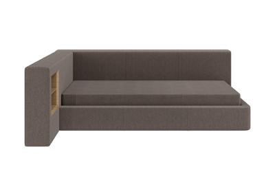 Кровать Ellipsefurniture Диван-кровать Cube c нишей M (капучино, твид) арт. CU01115508103