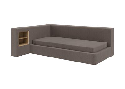 Кровать Ellipsefurniture Диван-кровать Cube c нишей M (капучино, твид) арт. CU01115508103