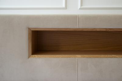 Кровать Ellipsefurniture Диван-кровать Cube c нишей L антивандальная ткань (молочный) арт. CU01105500206