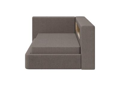 Кровать Ellipsefurniture Диван-кровать Cube c нишей L (капучино, твид) арт. CU01105508103