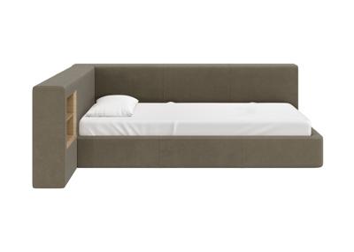 Кровать Ellipsefurniture Диван-кровать Cube c нишей M (серо-зеленый FiberGuardе) арт. CU01115510607