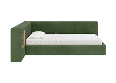 Кровать Ellipsefurniture Диван-кровать Cube c нишей M (зелено-голубой FiberGuardе) арт. CU01115513607