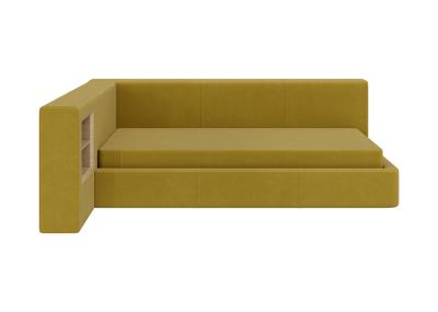 Кровать Ellipsefurniture Диван-кровать Cube c нишей M (янтарный FiberGuardе) арт. CU01115513807