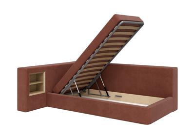 Кровать Ellipsefurniture Диван-кровать Cube c нишей M (сиена FiberGuardе) арт. CU01115513907