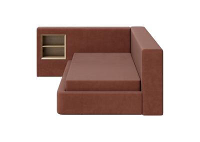 Кровать Ellipsefurniture Диван-кровать Cube c нишей M (сиена FiberGuardе) арт. CU01115513907