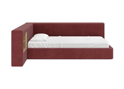 Кровать Ellipsefurniture Диван-кровать Cube c нишей M (бордовый FiberGuardе) арт. CU01115514007