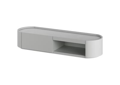 Мебель Ellipsefurniture Тумба Lagom под ТВ 1 ящик 1 полка ширина 140 см (светло-серый) арт. LG01370209920