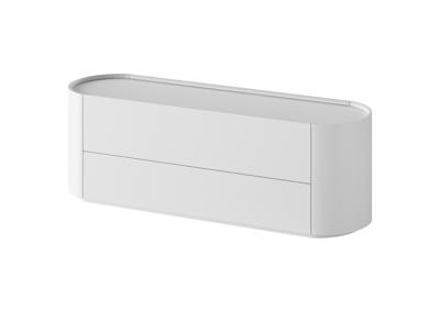 Мебель Ellipsefurniture Тумба Lagom под ТВ 2 ящика ширина 140 см (белый) арт. LG01400200120