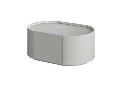 Мебель Ellipsefurniture Тумба прикроватная Lagom 1 ящик ширина 60 см (светло-серый) арт. LG01420209922