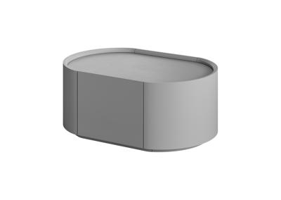 Мебель Ellipsefurniture Тумба прикроватная Lagom 1 ящик ширина 60 см (серый) арт. LG01420200522