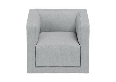 Кровать Ellipsefurniture Кресло Cube (светло-серый, твид) арт. CU01022509903