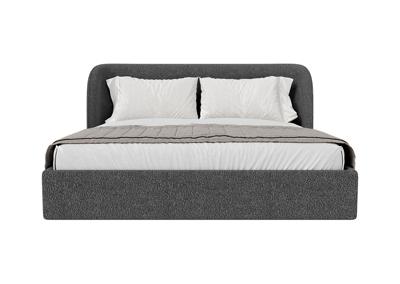 Кровать Ellipsefurniture Кровать двуспальная Classic 180 см (серый, букле) арт. СF01142500504
