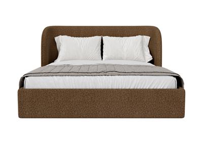 Кровать Ellipsefurniture Кровать двуспальная Classic 160 см (коричневый, рогожка) арт. СF01132500305