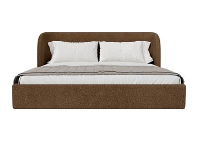 Кровать Ellipsefurniture Кровать двуспальная Classic 200 см (коричневый, рогожка) арт. СF01152500305
