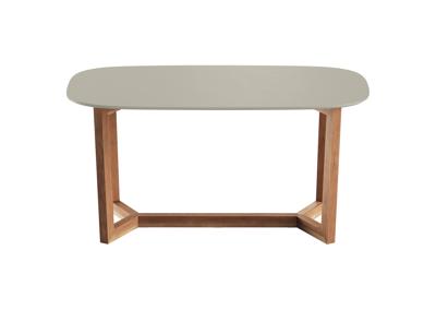 Стол Ellipsefurniture Стол обеденный Cross 2 160*85 см (серо-бежевый, бук) арт. TB01040210025