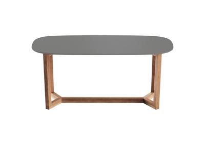 Стол Ellipsefurniture Стол обеденный Cross 2 180*90 см (серый, бук) арт. TB01040200526