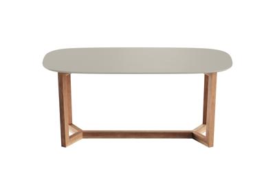 Стол Ellipsefurniture Стол обеденный Cross 2 180*90 см (серо-бежевый, бук) арт. TB01040210026