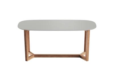 Стол Ellipsefurniture Стол обеденный Cross 2 180*90 см (светло-серый, бук) арт. TB01040209926