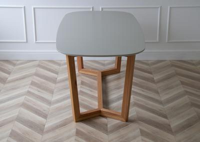 Стол Ellipsefurniture Стол обеденный Cross 2 180*90 см (светло-серый, бук) арт. TB01040209926