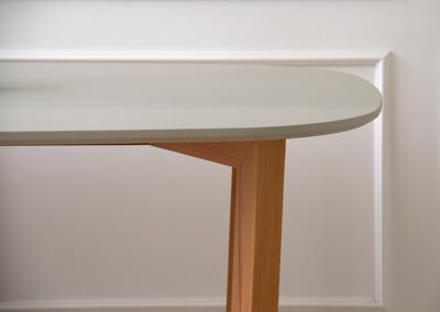 Стол Ellipsefurniture Стол обеденный Cross 2 180*90 см (светло-серый, бук) арт. TB01040209926