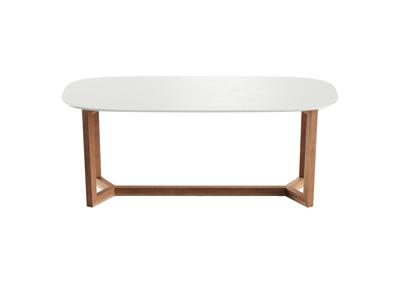Стол Ellipsefurniture Стол обеденный Cross 2 200*95 см (белый, бук) арт. TB01040200127