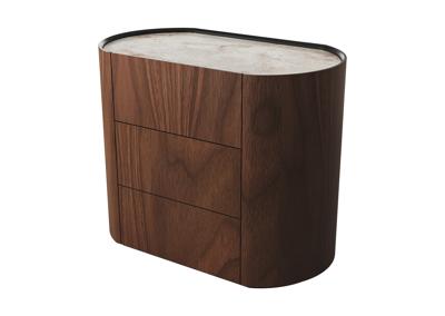 Мебель Ellipsefurniture Комод Lagom 3 ящика ширина 90 см (орех, камень OV) арт. LG01436712429