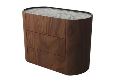 Мебель Ellipsefurniture Комод Lagom 3 ящика ширина 100 см (орех, камень OV2) арт. LG01436812430