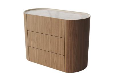 Мебель Ellipsefurniture Комод Lagom 3 ящика ширина 100 см (натуральный дуб, камень LC) арт. LG01436614130