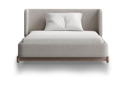 Кровать Ellipsefurniture Кровать Basic спальное место 120*200 см (молочный, рогожка) арт. BS01185500205