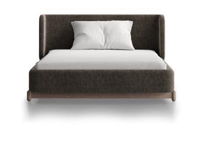 Кровать Ellipsefurniture Кровать Basic спальное место 120*200 см (коричневый, рогожка) арт. BS01185500305