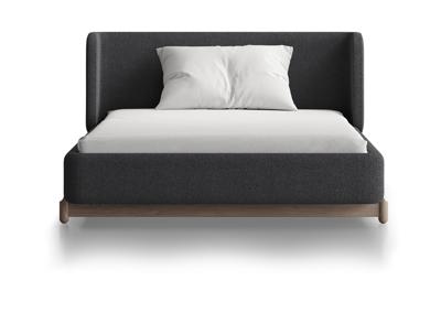 Кровать Ellipsefurniture Кровать Basic спальное место 120*200 см (серый, букле) арт. BS01185500504