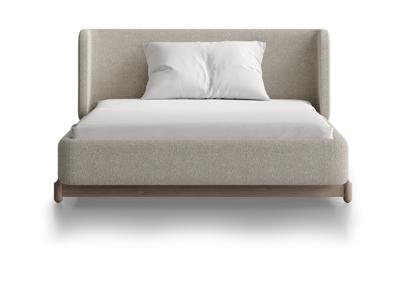 Кровать Ellipsefurniture Кровать Basic спальное место 120*200 см (молочный, букле) арт. BS01185500204