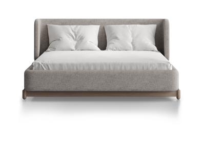 Кровать Ellipsefurniture Кровать Basic спальное место 140*200 см (бежевый, рогожка) арт. BS01195503805