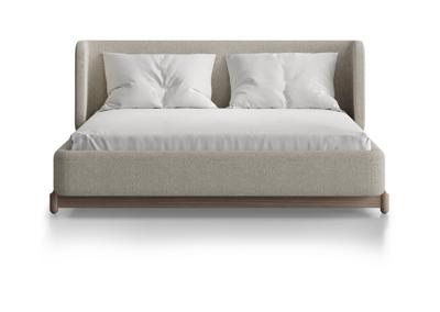 Кровать Ellipsefurniture Кровать Basic спальное место 140*200 см (молочный, букле) арт. BS01195500204