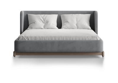 Кровать Ellipsefurniture Кровать Basic спальное место 140*200 см (серый, антивандальная) арт. BS01195500506