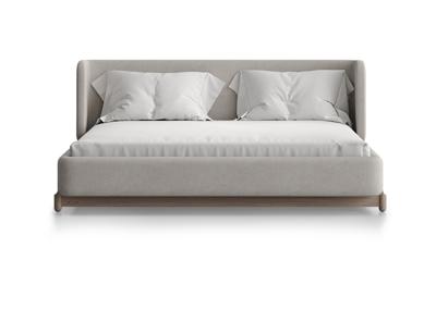 Кровать Ellipsefurniture Кровать Basic спальное место 160*200 см (молочный, рогожка) арт. BS01205500205