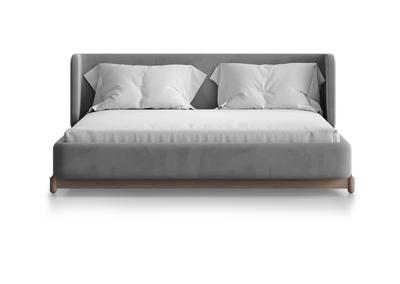 Кровать Ellipsefurniture Кровать Basic спальное место 160*200 см (серый, антивандальная) арт. BS01205500506