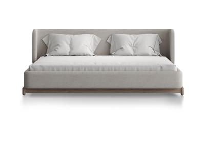 Кровать Ellipsefurniture Кровать Basic спальное место 180*200 см (молочный, рогожка) арт. BS01215500205