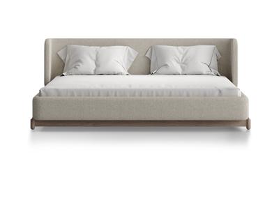 Кровать Ellipsefurniture Кровать Basic спальное место 180*200 см (молочный, букле) арт. BS01215500204