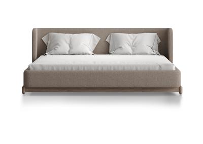 Кровать Ellipsefurniture Кровать Basic спальное место 180*200 см (бежевый, букле) арт. BS01215503804