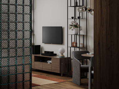 Тумба под ТВ Ellipsefurniture Тумба Basic под ТВ с нишей ширина 170 см (натуральный дуб) арт. BS01291514136