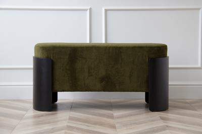 Банкетка Ellipsefurniture Банкетка Lagom 100 см (зеленый, черный) арт. LG01067500808